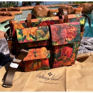 Gorgeous Patricia Nash SORLANA Floral Travel Tote Multi Print New with Tags